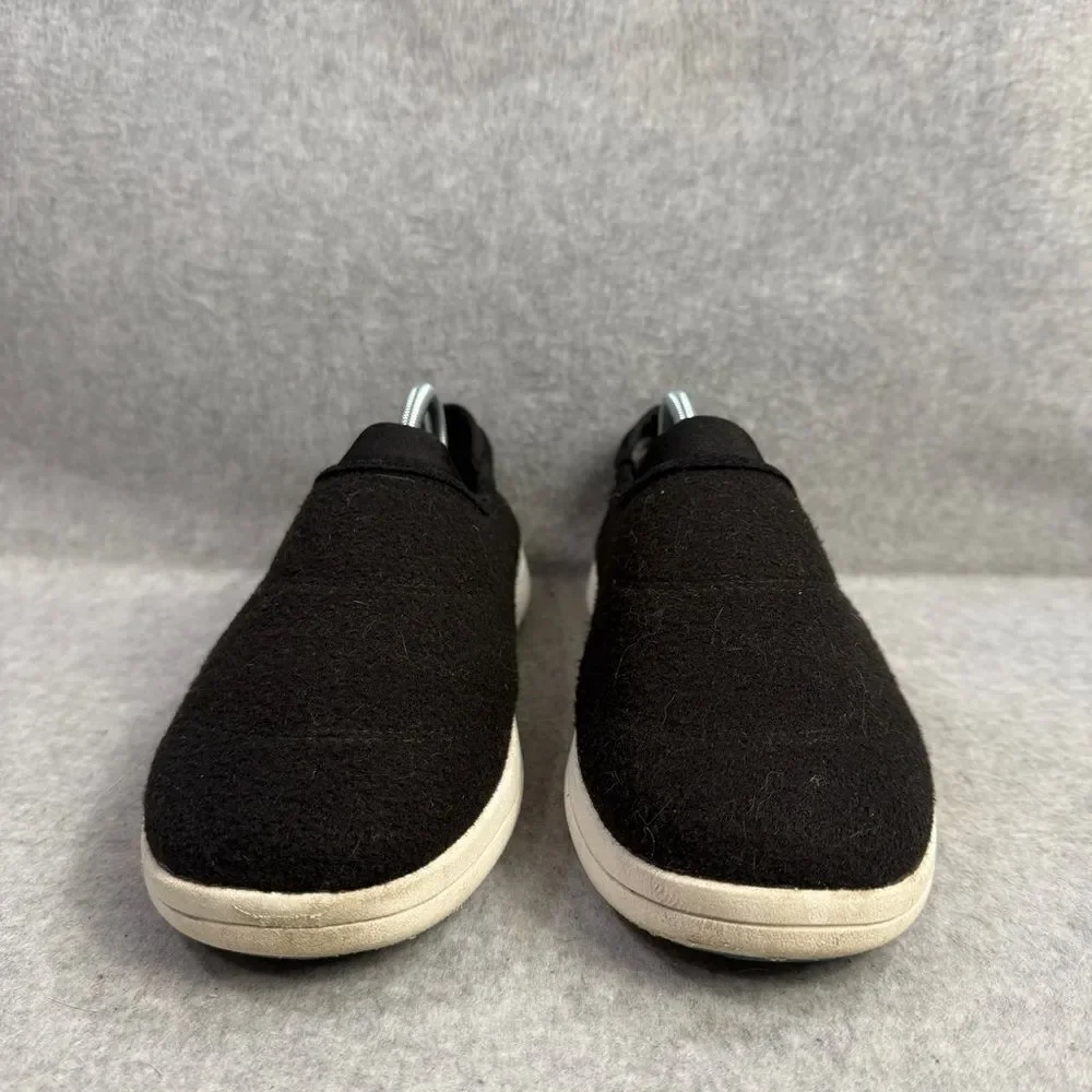 Vessi Shoes Mens Size 8 Sunday Slip On Black & White Loafers Comfort‎ Slippers